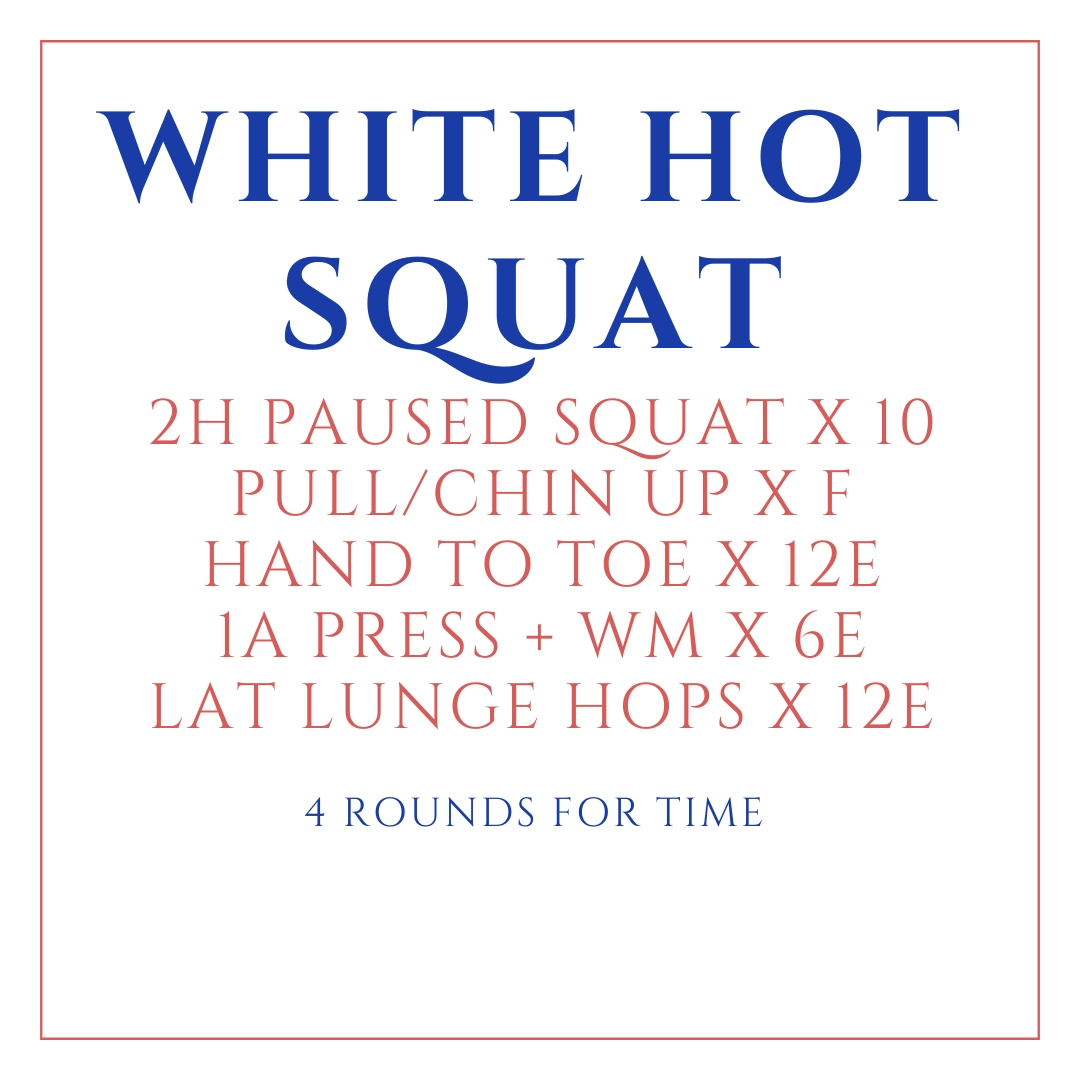 white hot squat