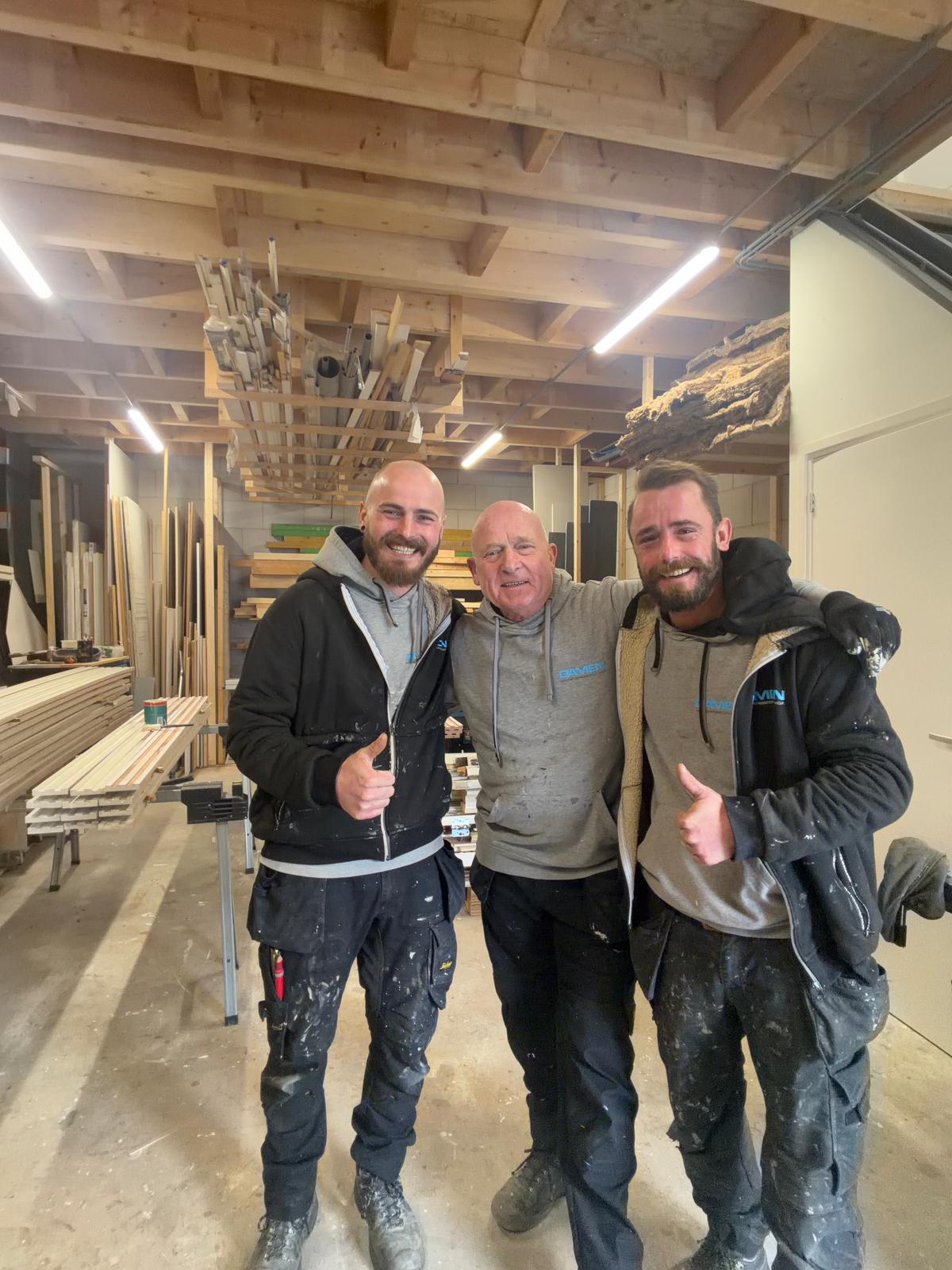 Jan, Mike en Roy Damen