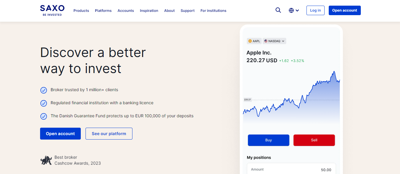 saxo - Best Forex Trading Apps for Beginners