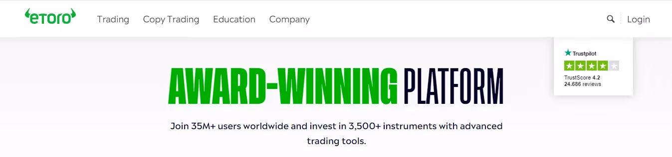 etoro - Best Trading Platform In UAE
