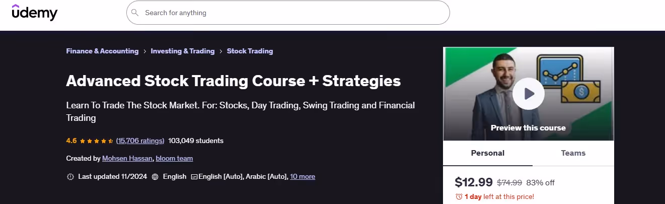 udemy course - Common Trading Mistakes