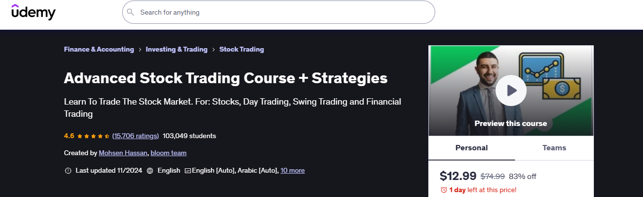 udemy course - Common Trading Mistakes