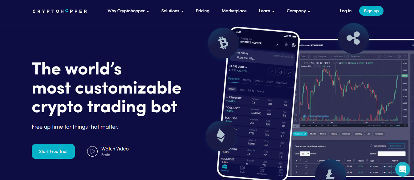 crypto hopper - Day Trading With AI