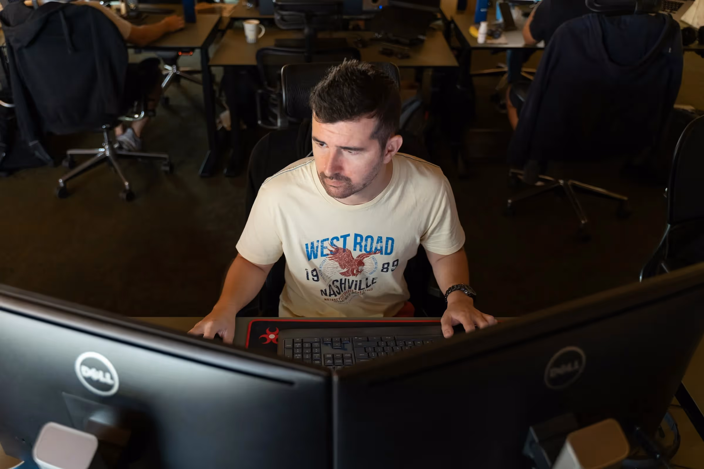 man on a desktop - What is a Pip in Forex Trading