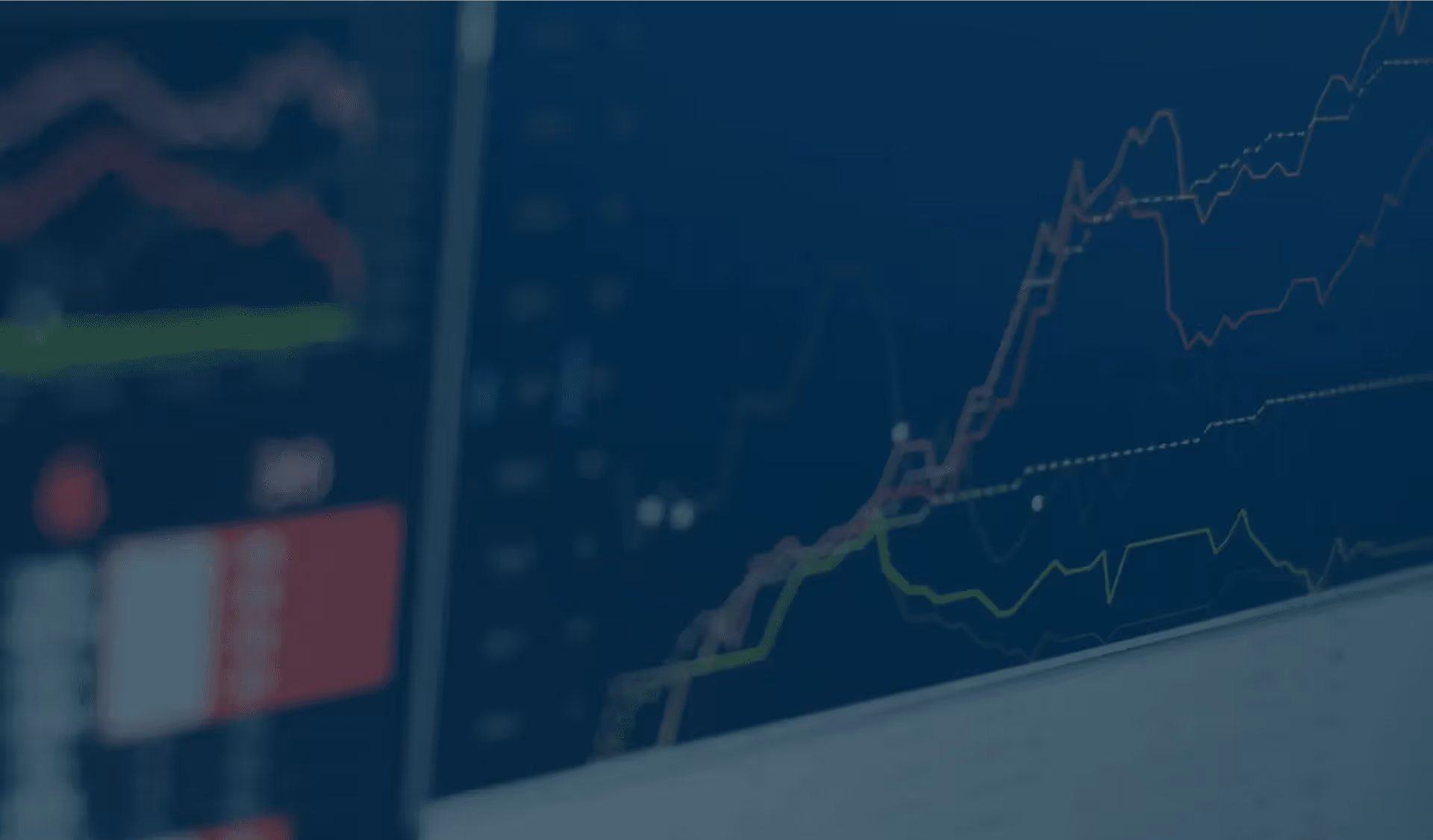 Screen display rising market trends - How to Recover from a Blown Trading Account