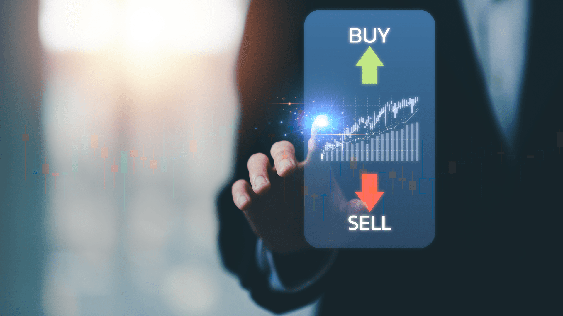 Person using digital stock trading interface - How to Analyze a Stock Before Buying