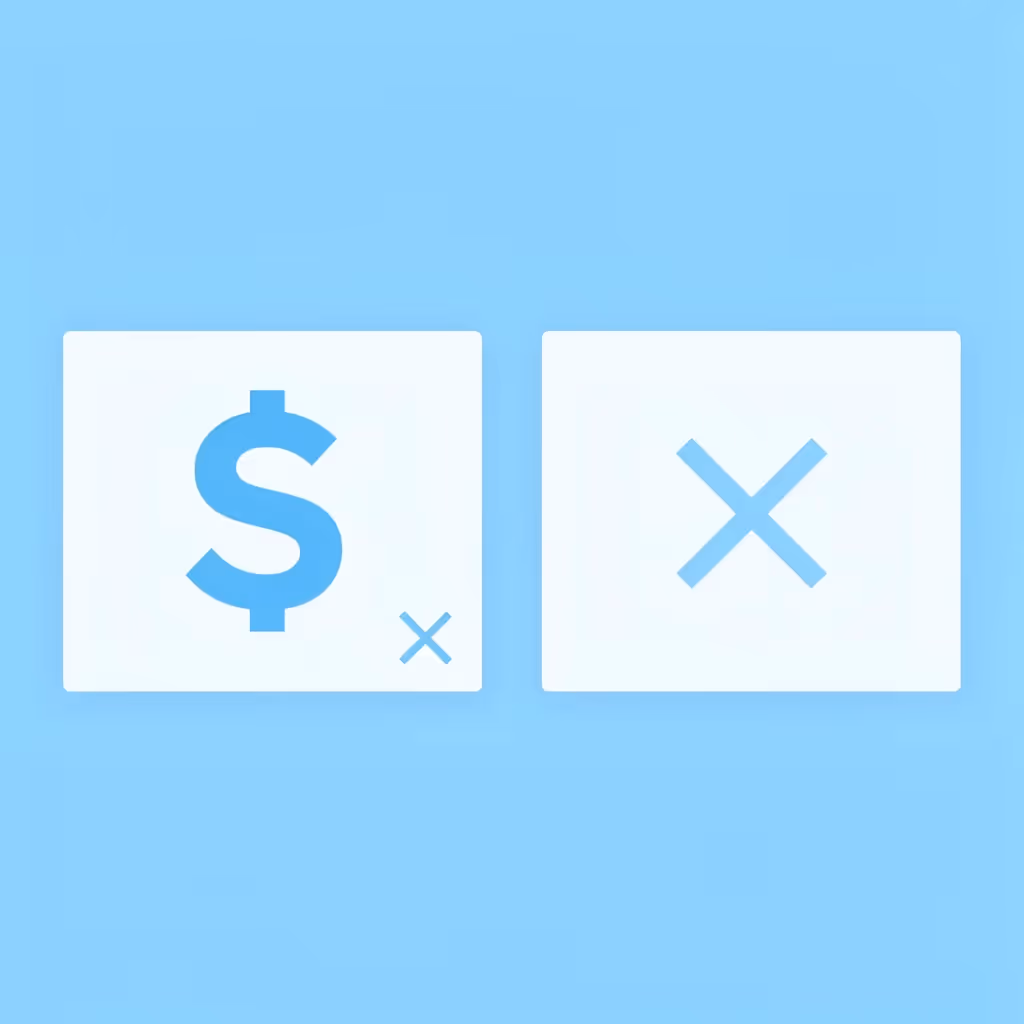 Comparison showing traditional prop firm funding process blocked by activation fee versus streamlined no-fee access
