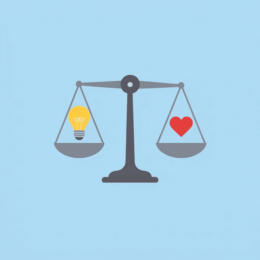 Balance scale comparing trader development-focused firms on one side versus profit-extraction firms on the other
