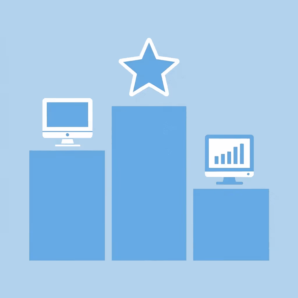 Podium showing the best prop firms that integrate with TradingView