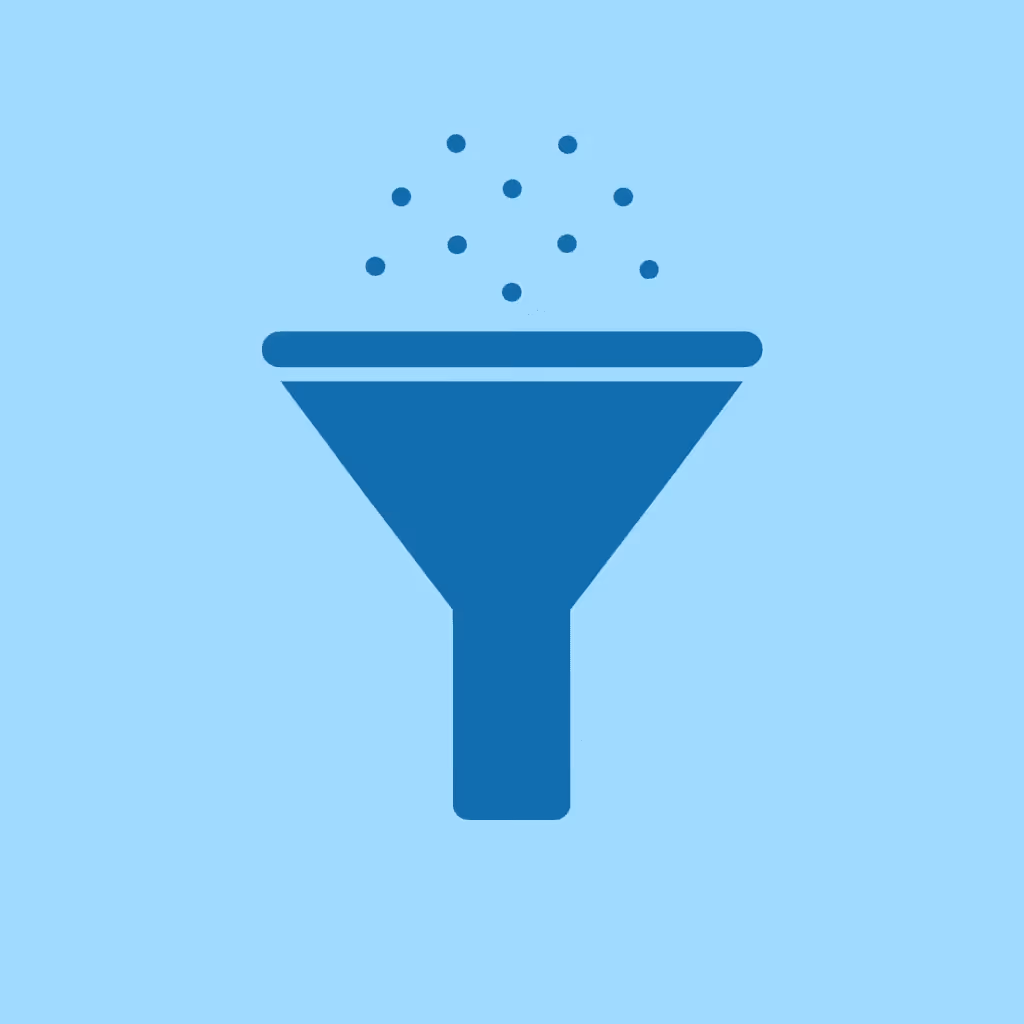 Funnel diagram showing traders entering at the top and filtered down to those receiving capital access