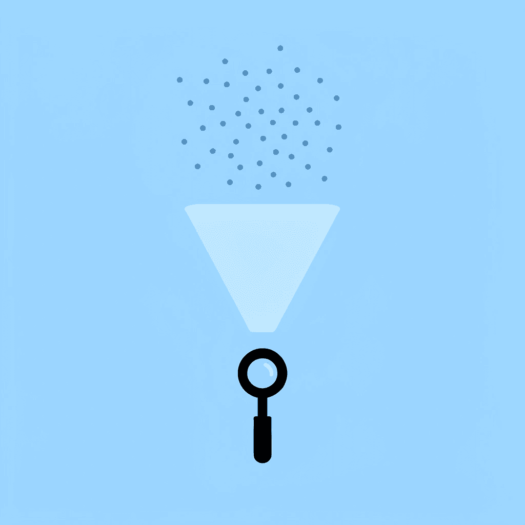 Funnel showing many firms entering at top, filtering down to only 40% that truly deliver on promises