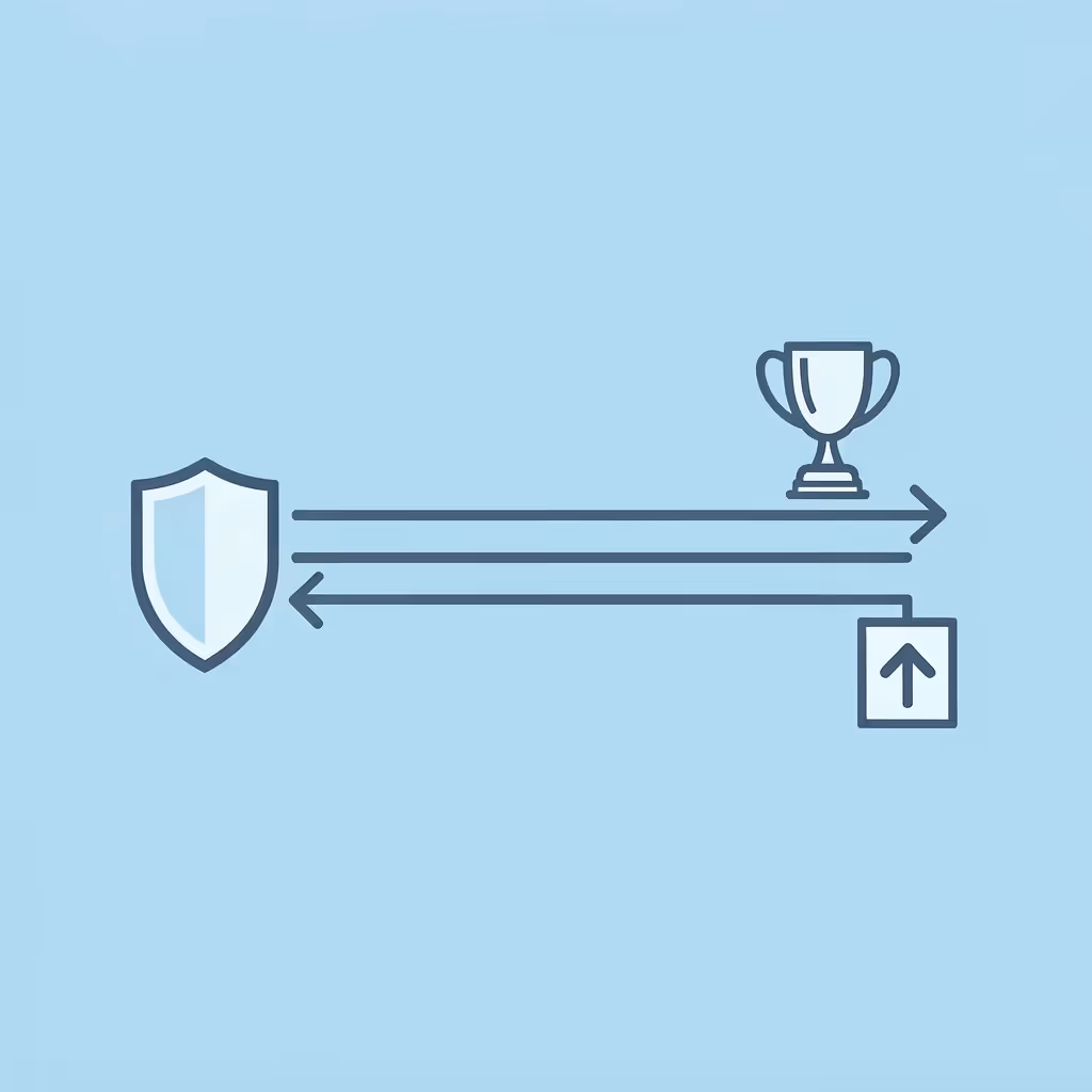 Split path showing one route leading to real markets and another to simulation environments