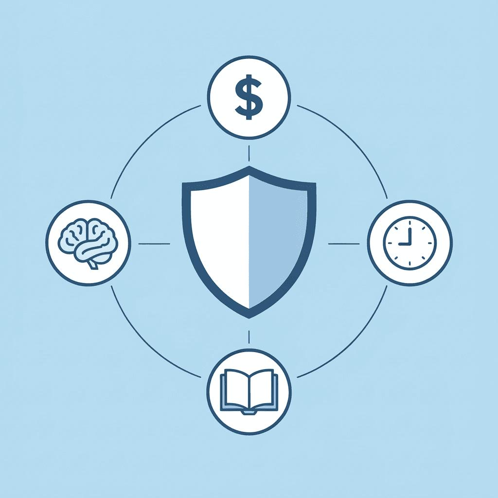 Central hub showing three interconnected factors: rule compatibility, profit accessibility, and psychological environment