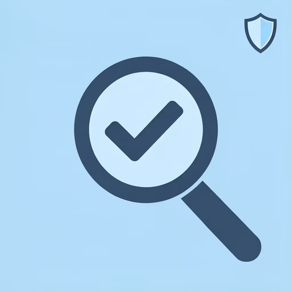 Magnifying glass highlighting rule clarity and payout reliability as key factors