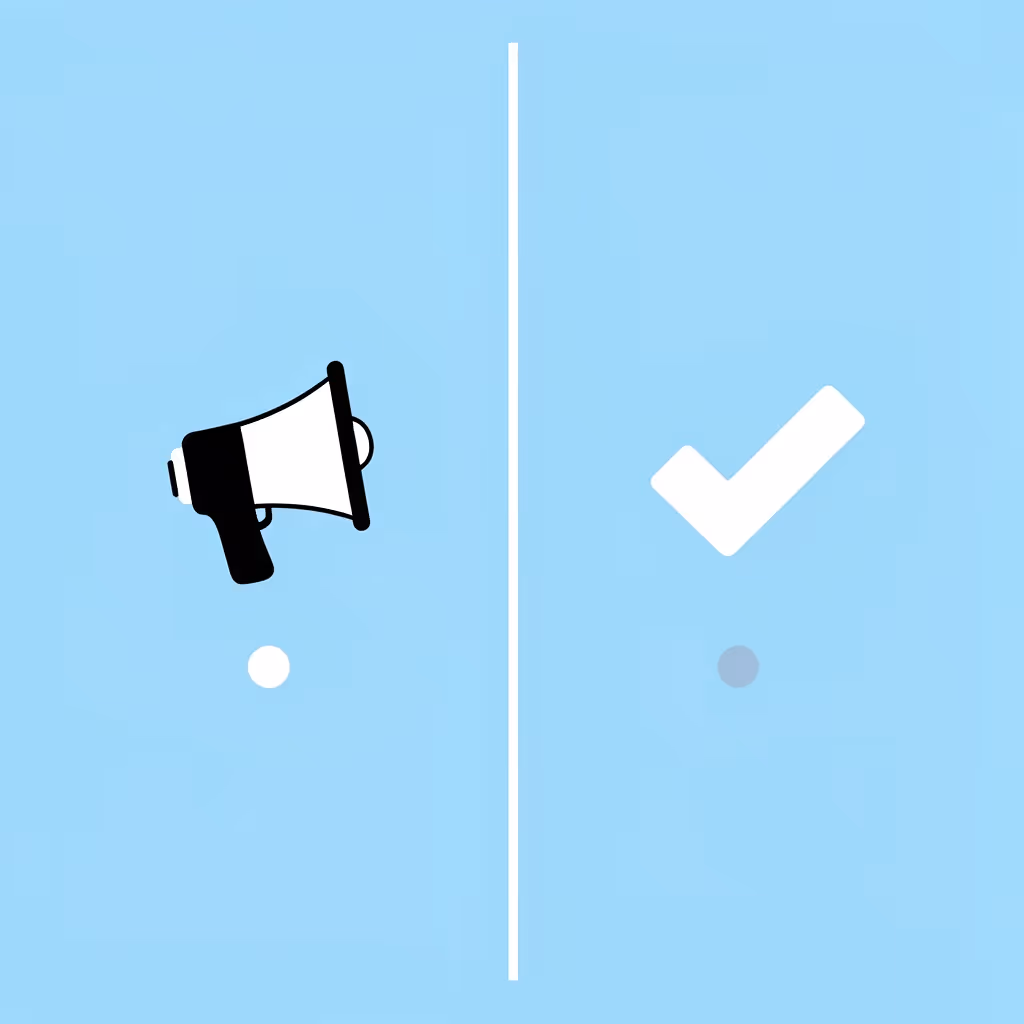 Two-column comparison: popularity metrics on left versus reliability indicators on right
