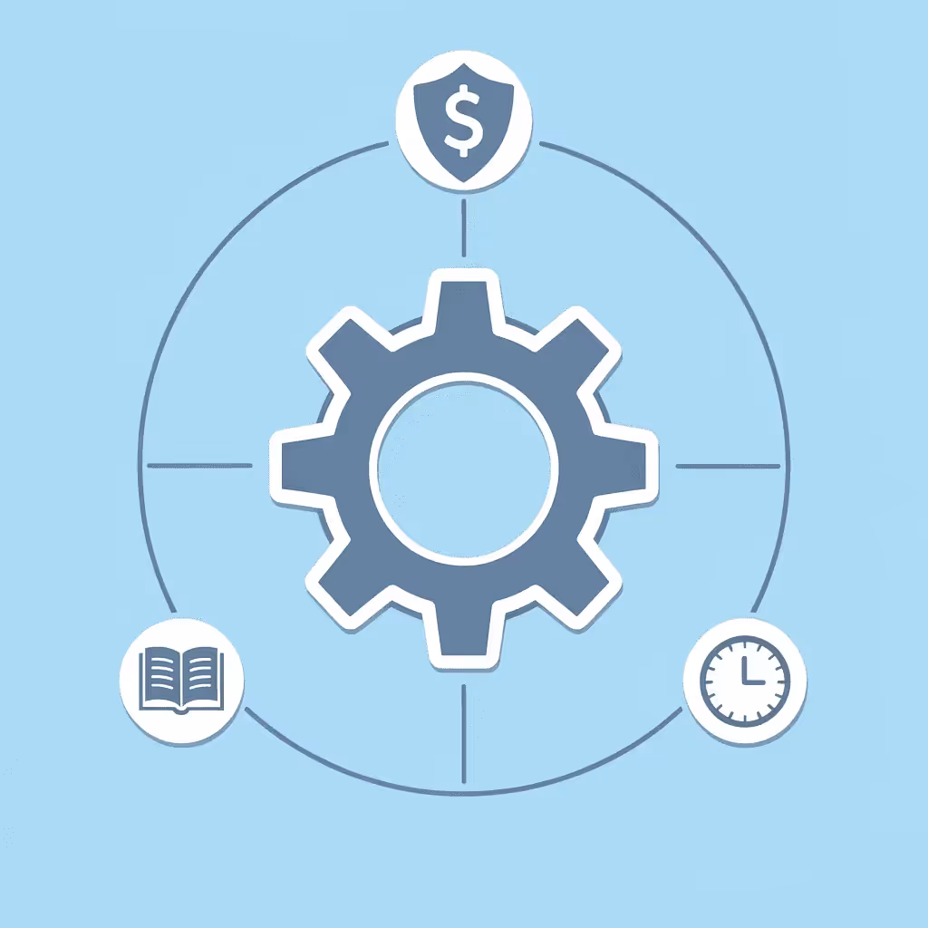 Four interconnected factors for selecting a prop firm: capital access, fee transparency, platform execution quality, and risk rules