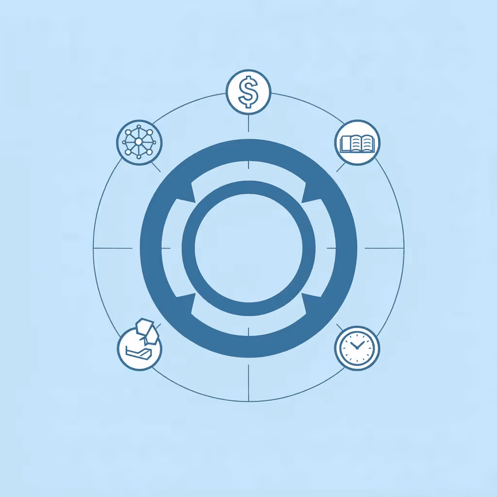 Central hub showing Forex connected to Stocks, Commodities, Crypto, and other assets representing multi-asset flexibility
