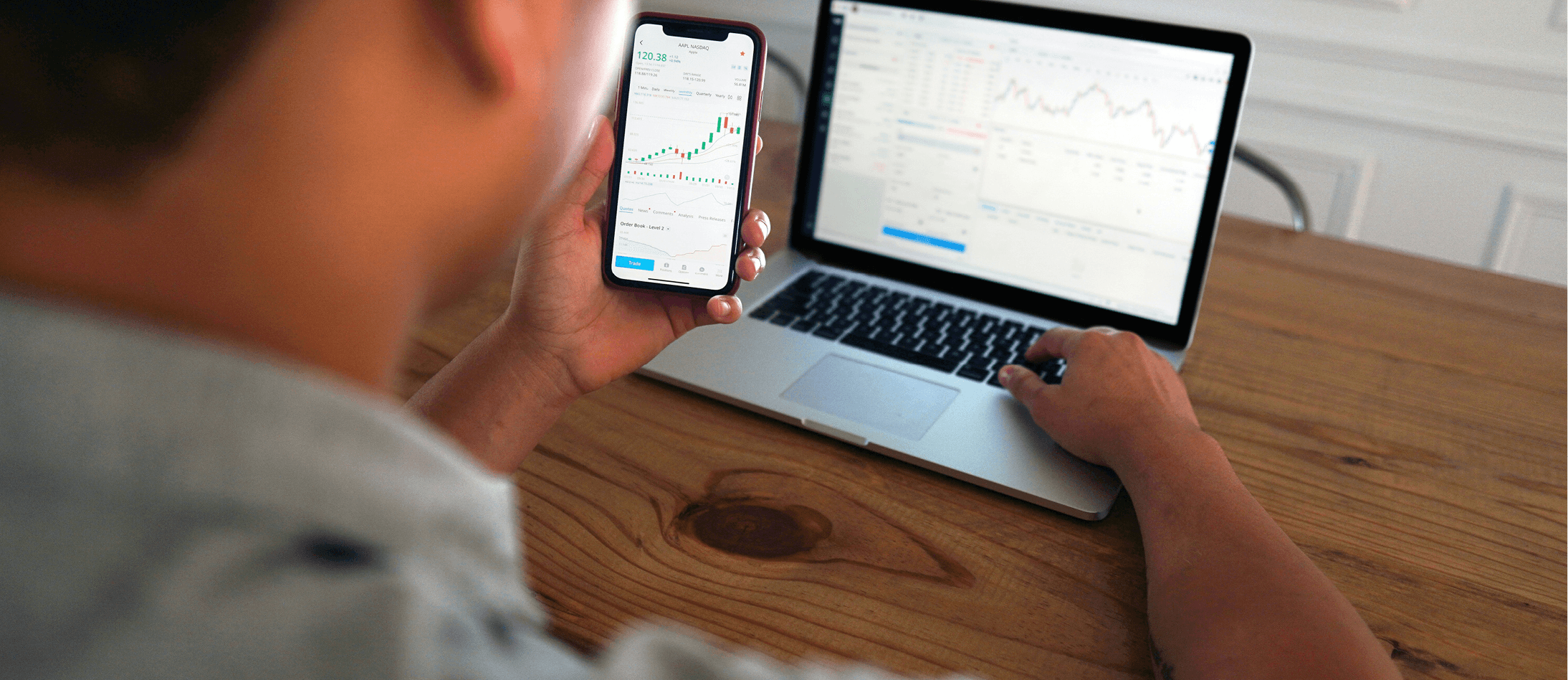  Trader monitoring financial market chart data - Best Funded Accounts UK