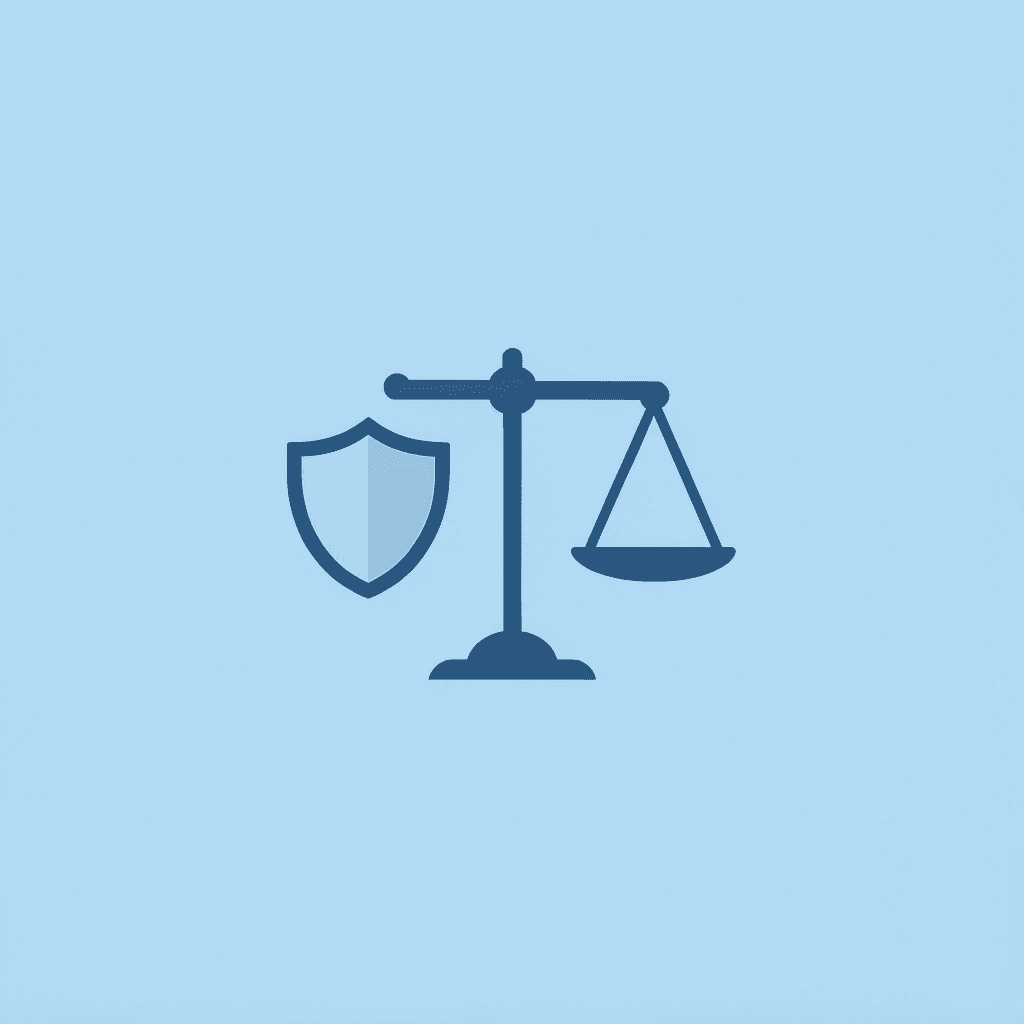  Balance scale showing strategy parameters on one side and firm reputation on the other