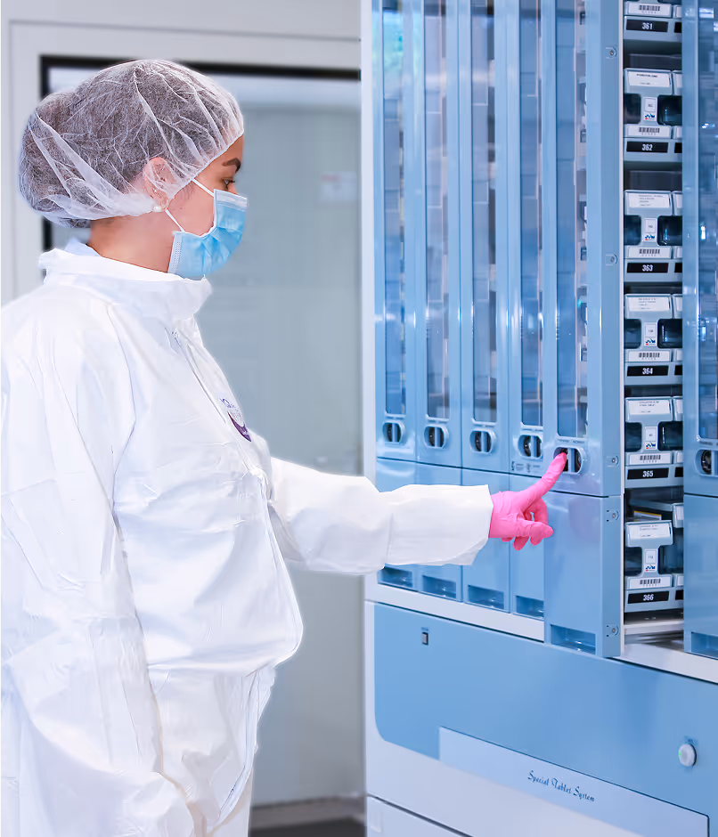 Hochmoderne Blister-Maschine im Allgäu zur patientenindividuellen Arzneimittelverblisterung