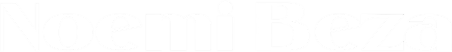 Logo of the singer and songwriter Noemi Beza