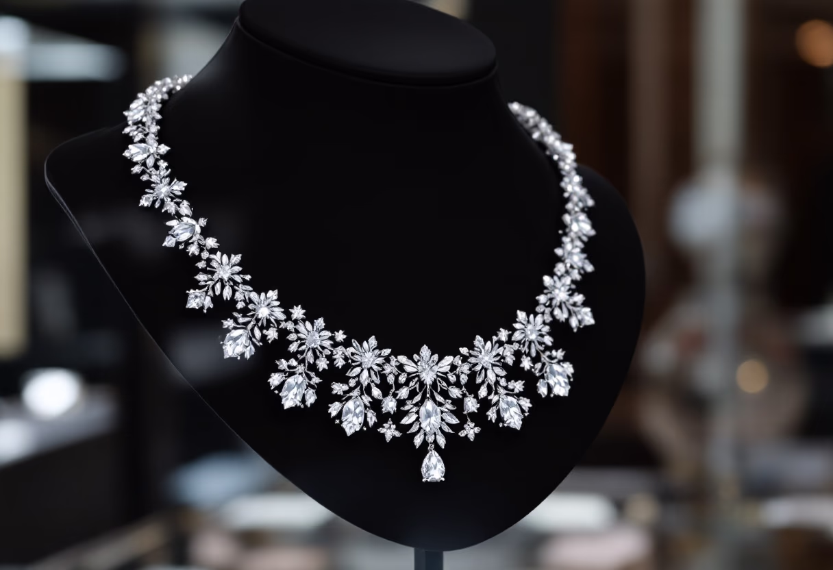 store department scene - jewelry display