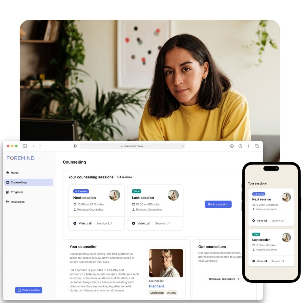 Employee counselling in the Foremind EAP platform