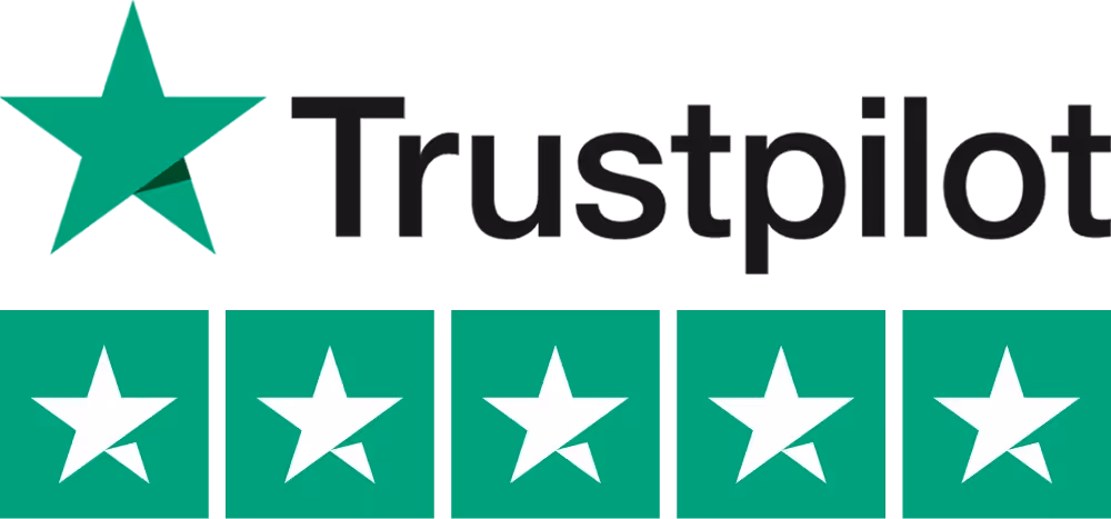 5 star review on Trustpilot