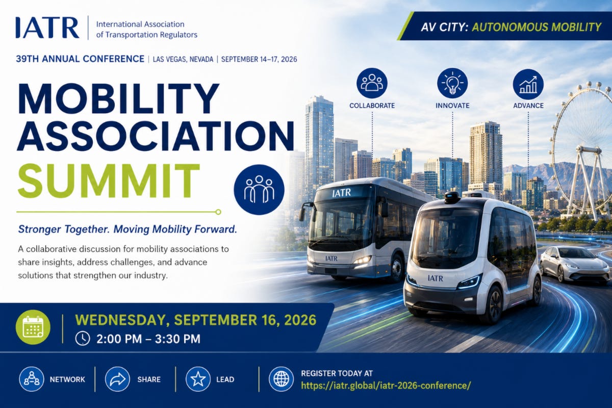Mobility Association Summit, Autonomous & Insurance Innovation