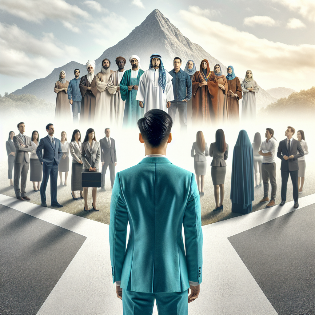 Image for Thoughtful professional choosing career path initiative