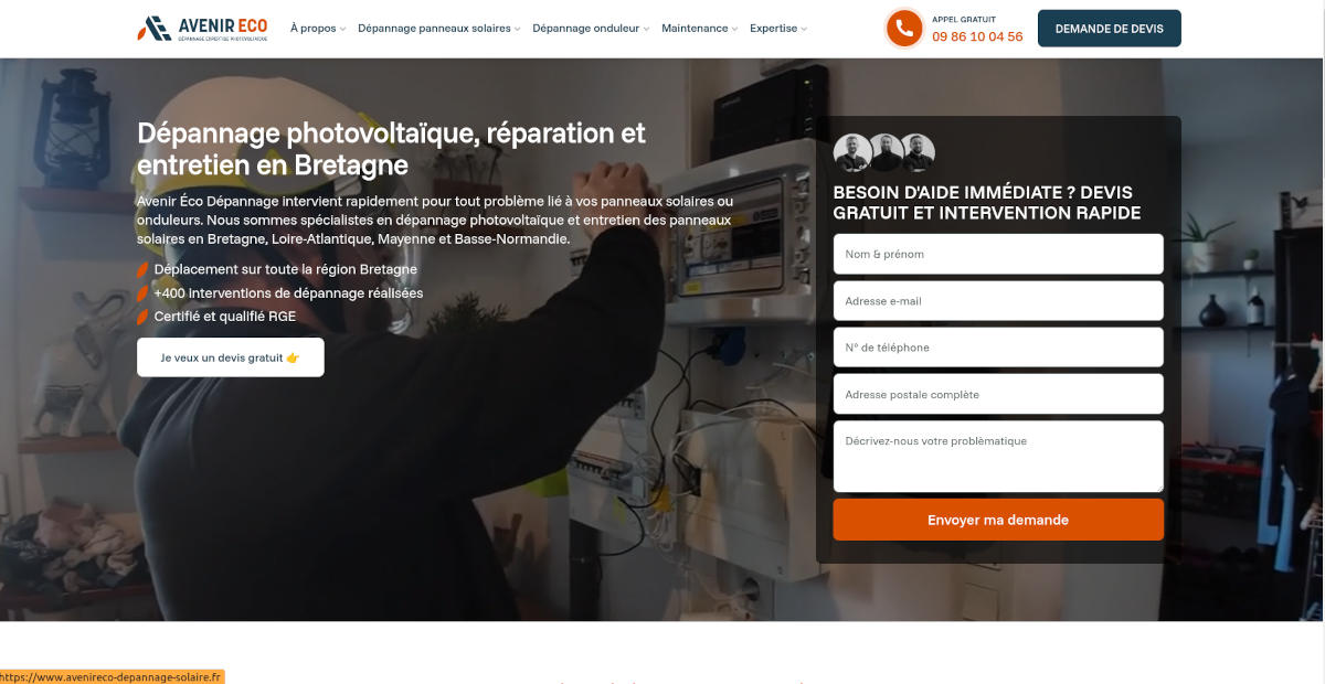 Les panneaux solaires sont un investissement durable. Mais sans entretien, leur rendement diminue. Parfois, des pannes surviennent.