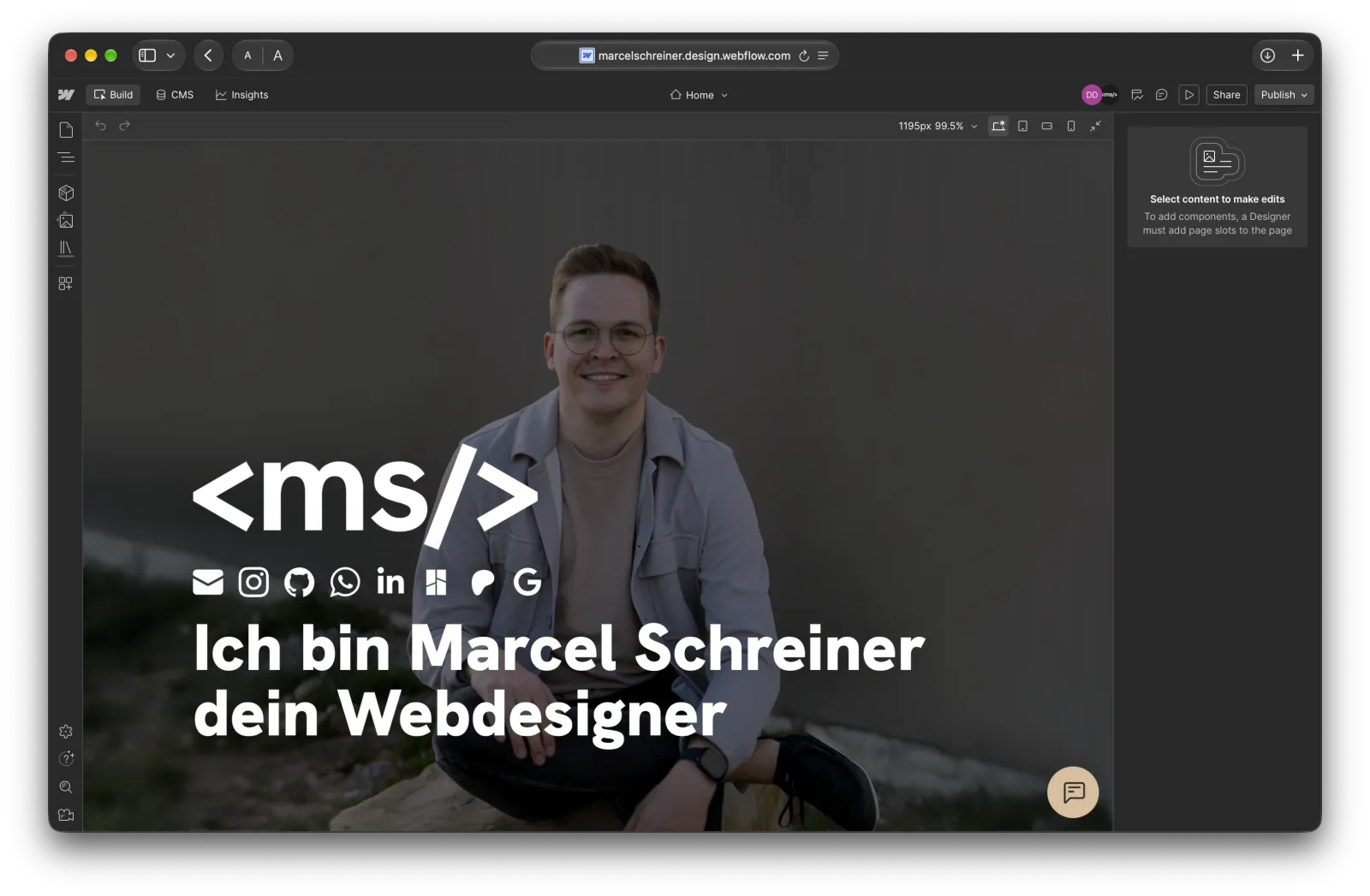 Wie du den Edit/Build-Modus öffnest