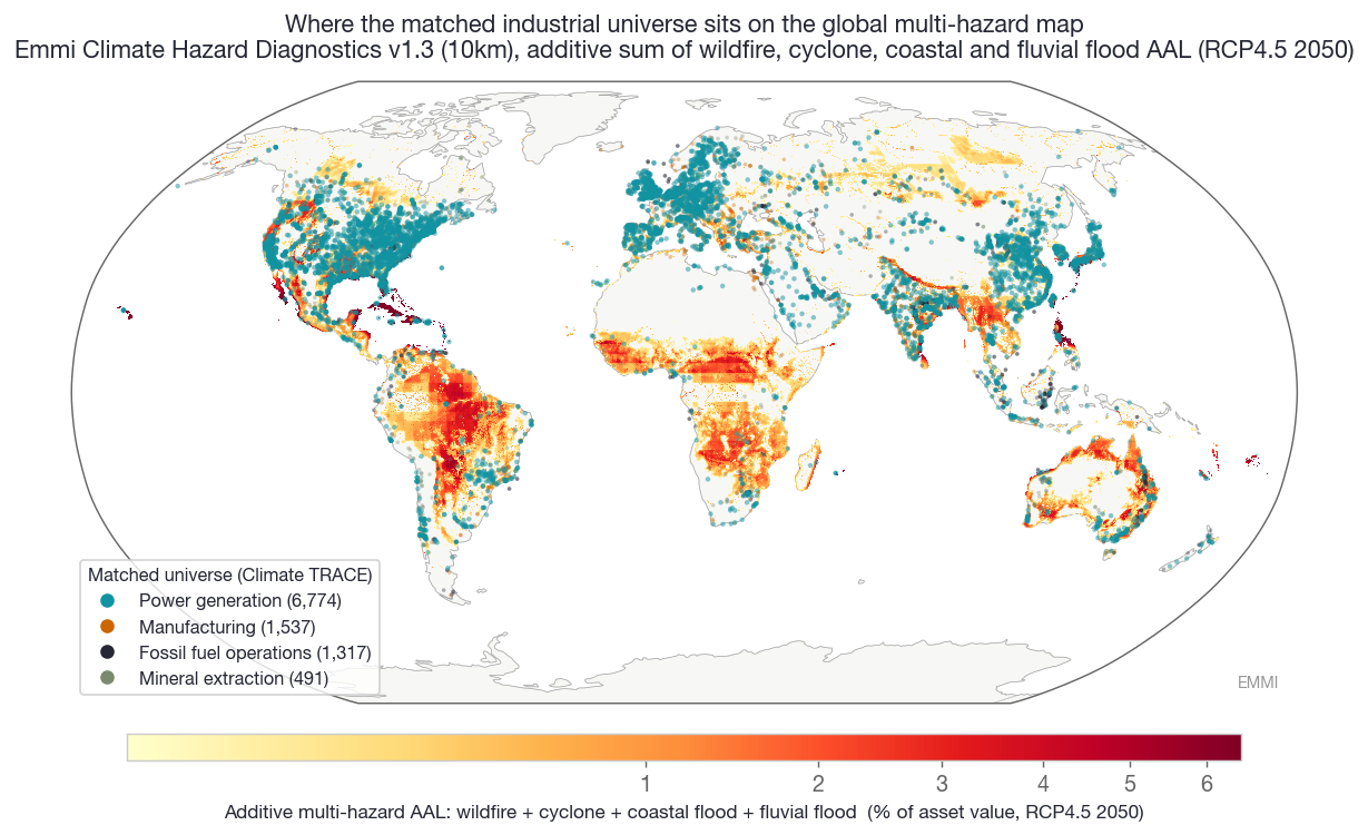 Global Multi-Hazard Map Power Sector