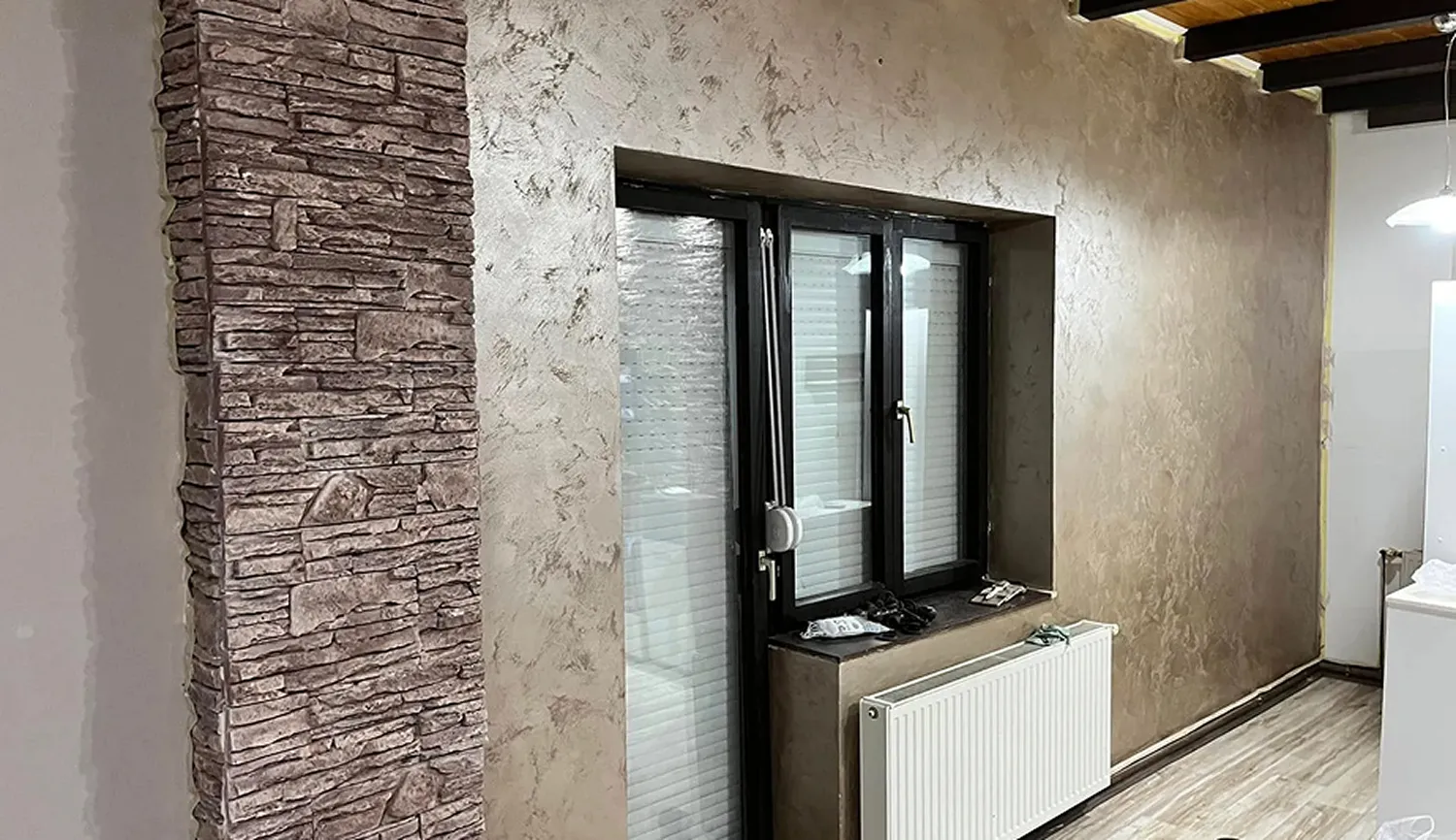 Dekorativne tehnike na zidu - Artisan Home Bečej, stanje posle radova