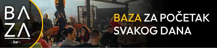 Baza bar kafić baner