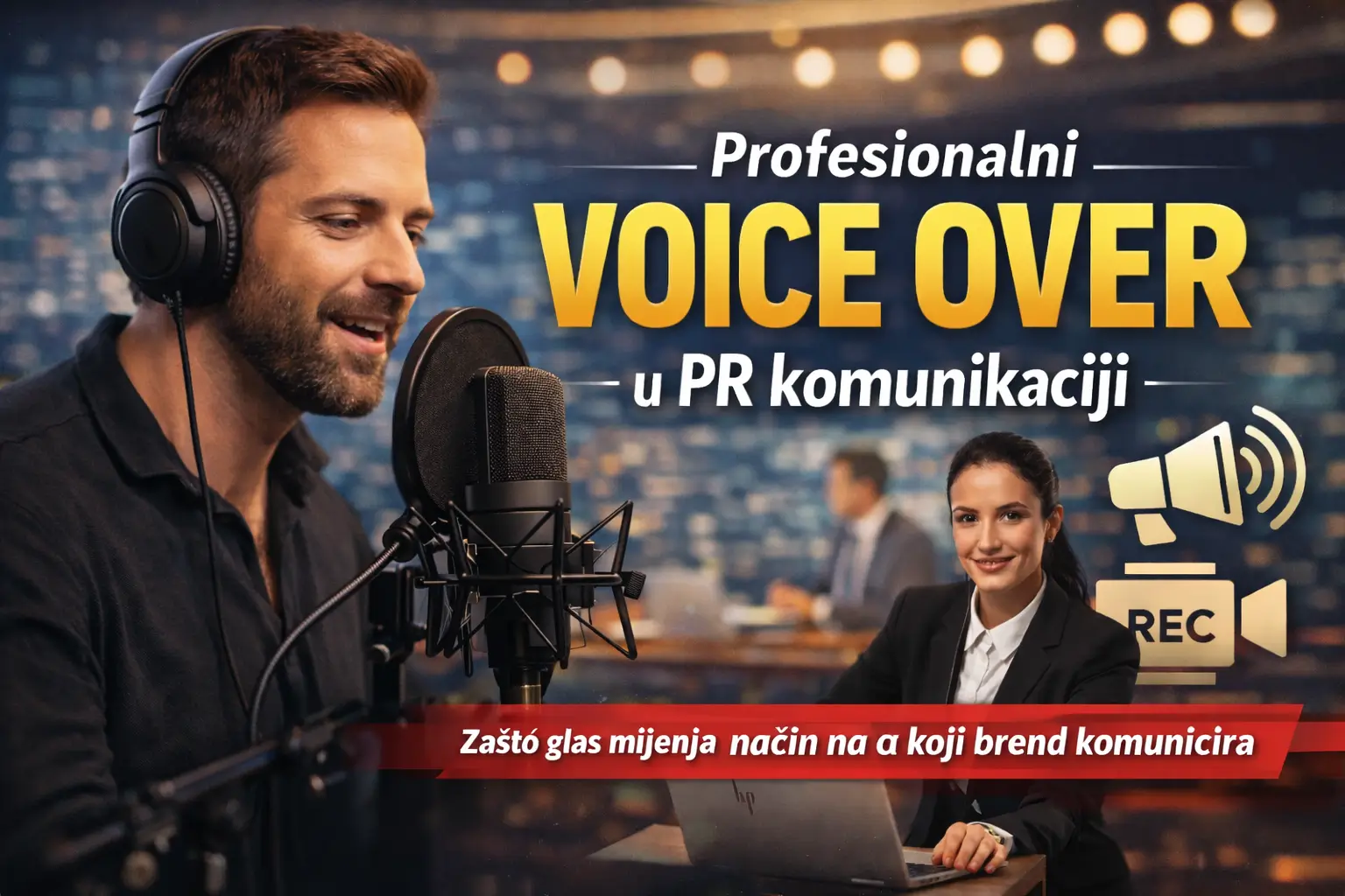 Professional voice over in PR communication: why voice is changing the way a brand communicates