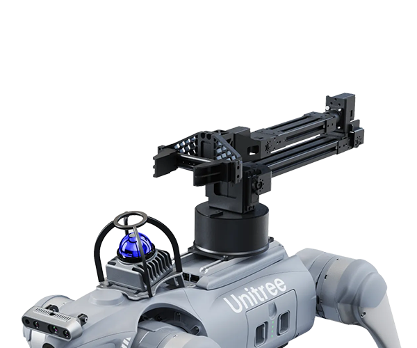 Unitree Go2 EDU Plus - Mid 360 LIDAR - Négylábú AI robotplatform távvezérlésű robotkar kiegészítővel