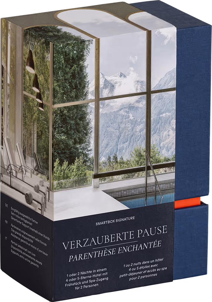 Coffret Smartbox Signature – Parenthèse Enchantée, escapade bien-être et spa avec panorama alpin