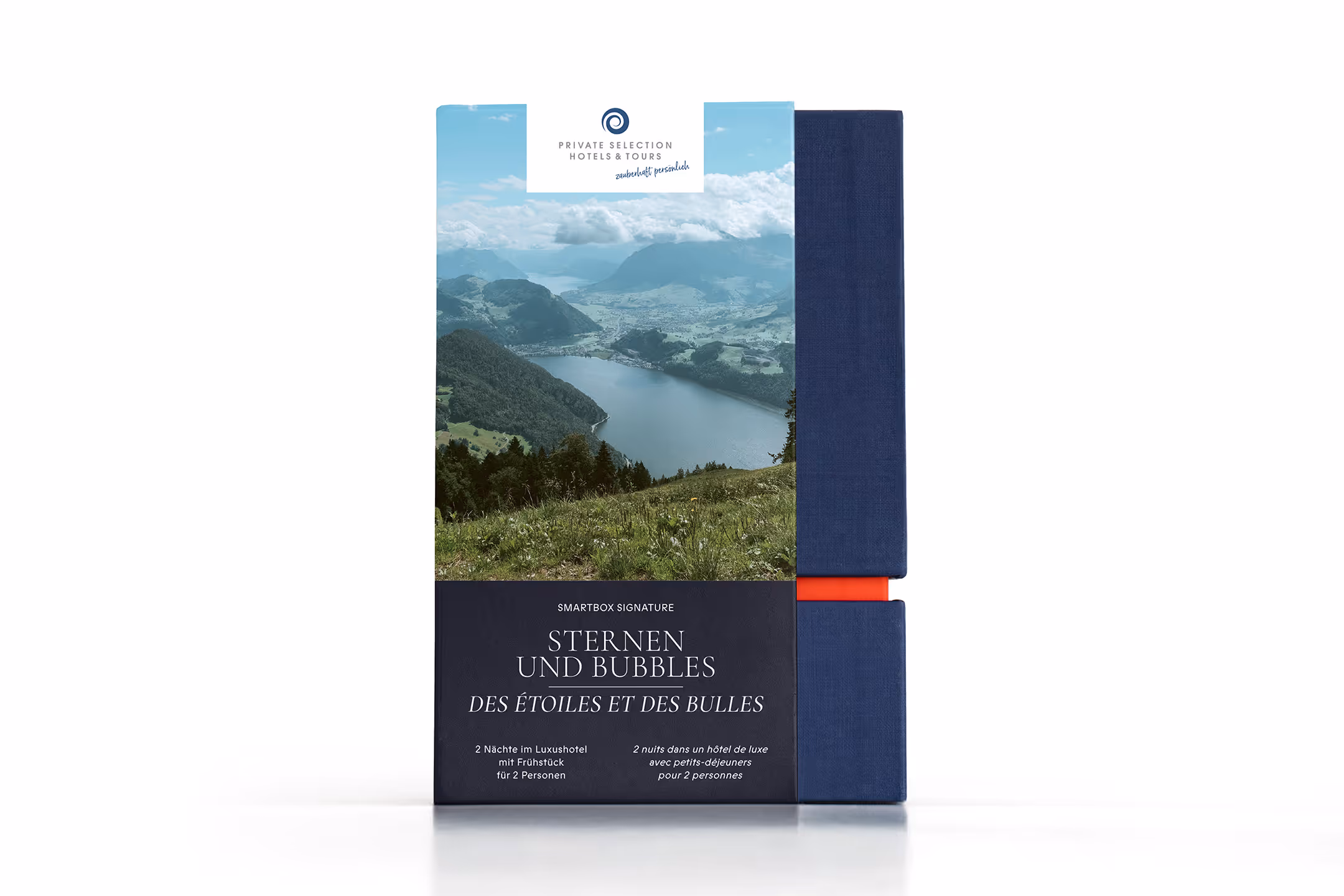 Coffret Smartbox Signature – Des Étoiles et des Bulles, séjour romantique avec vue sur lac et montagnes suisses