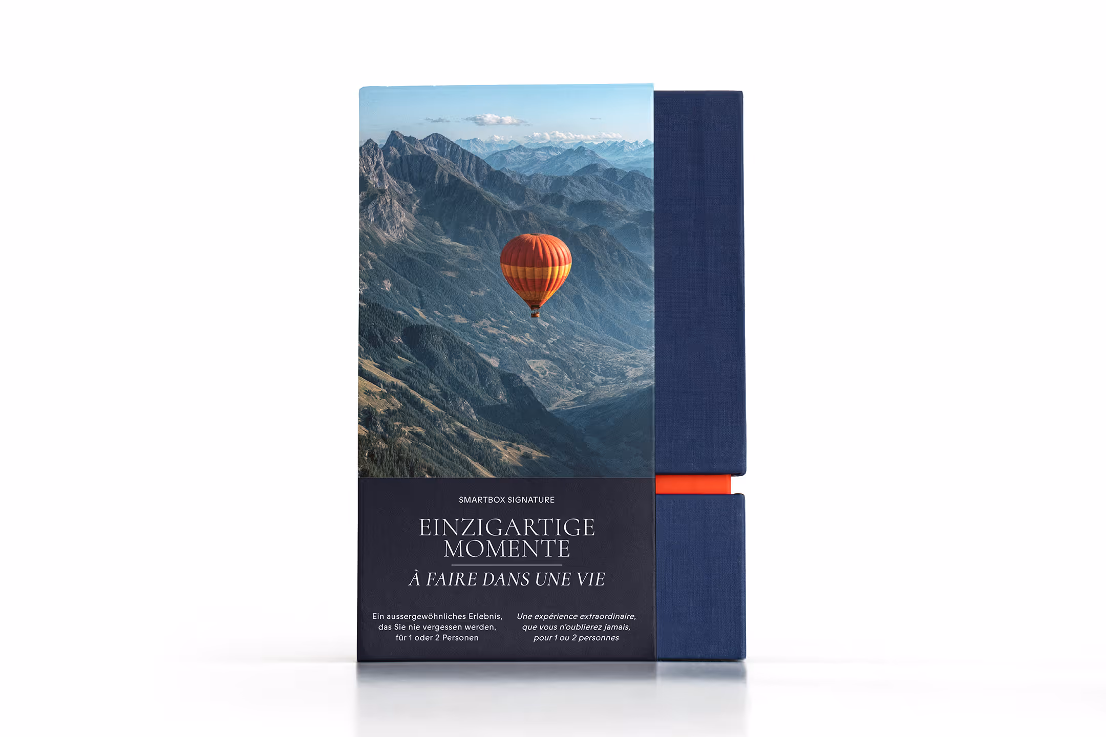 Coffret Smartbox Signature – À Faire dans une Vie, aventure en montgolfière au-dessus des montagnes suisses