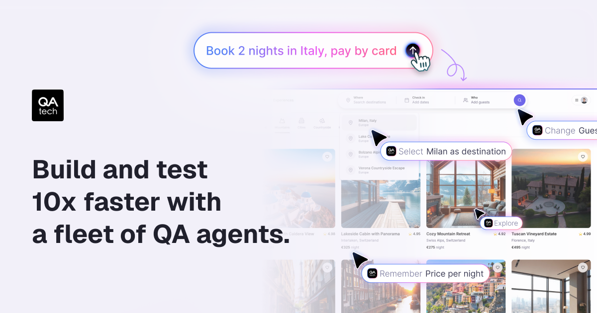 Screenshot of QA.tech 1.0