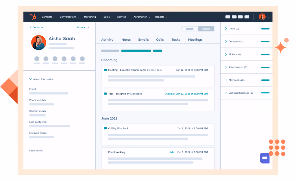 Billede af HubSpot brugervenlighed og interface