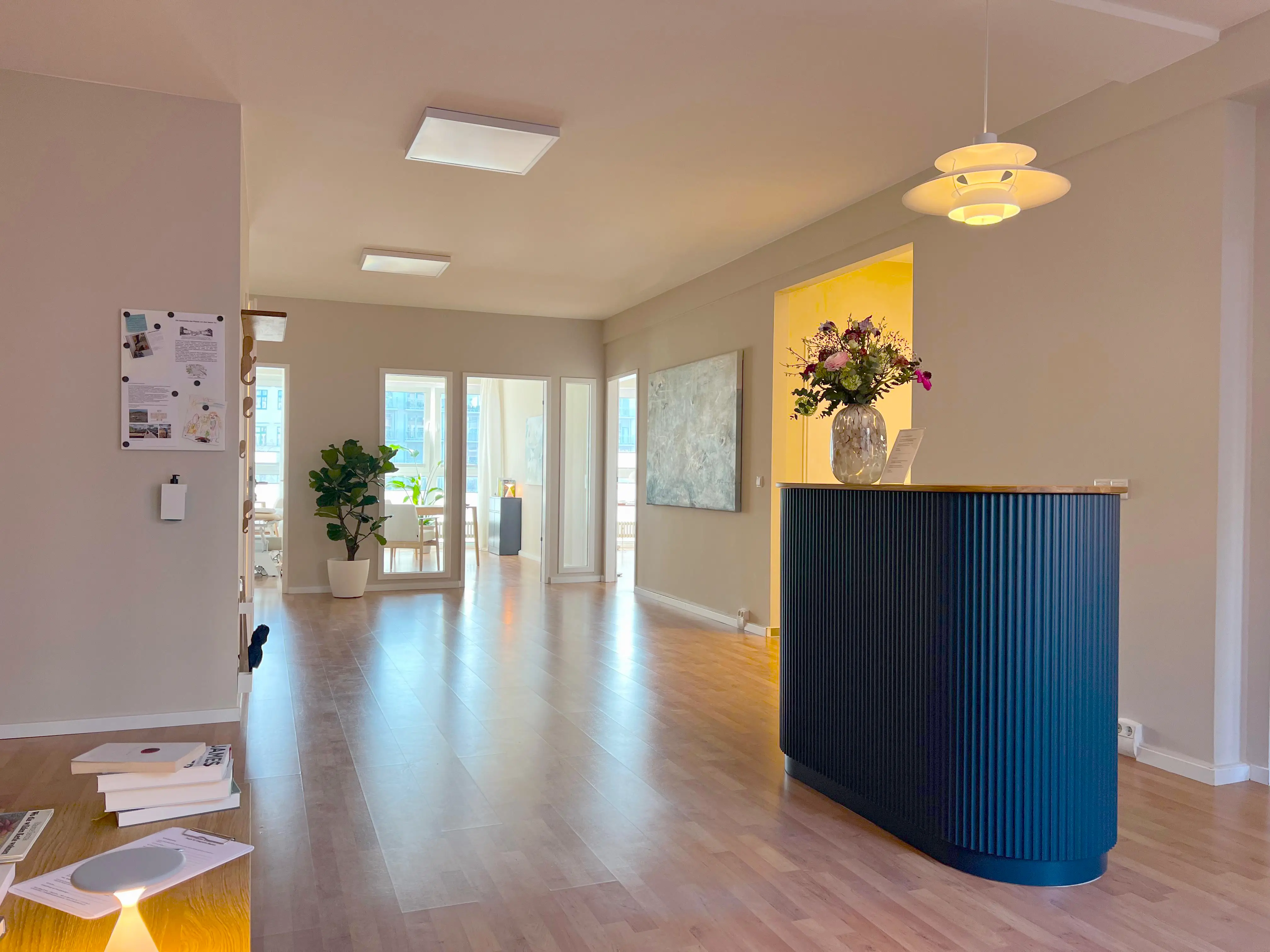 image of massage room (for a wellness center)