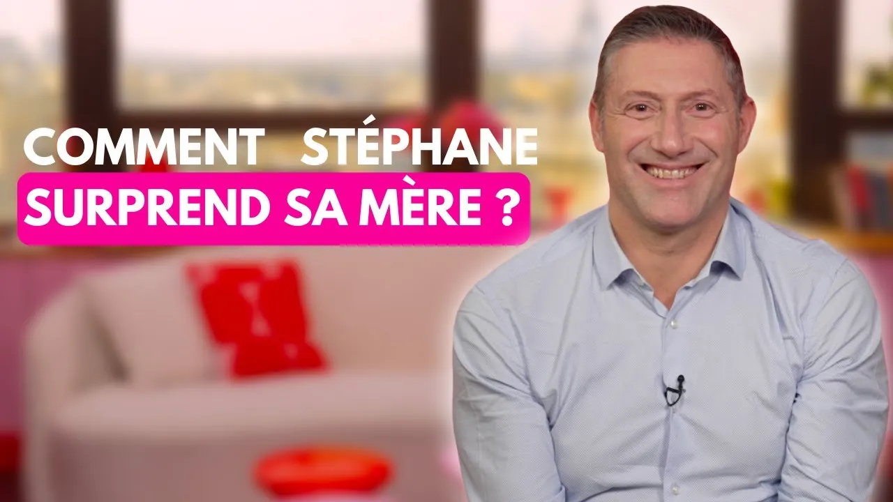 Stéphane, 53 ans, fils unique, veut remercier sa mère, Marie-Claire, 77 ans, pour tout ce qu'elle a fait pour lui et pour son père handicapé suite à un AVC quand il avait 35 ans. Malgré ces épreuves, sa mère a toujours été là pour lui sans le juger. Il l'aime et veut le lui faire savoir.
