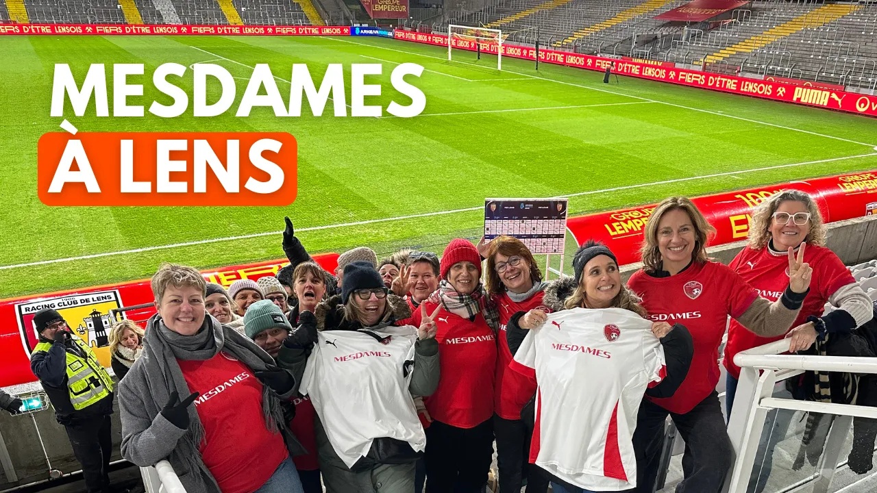 Mesdames, sponsor officiel des Mesdames de Maintenon, partage un moment givré à Lens avec le RC Lens féminin : match, frites au maroille et victoire au rendez-vous.