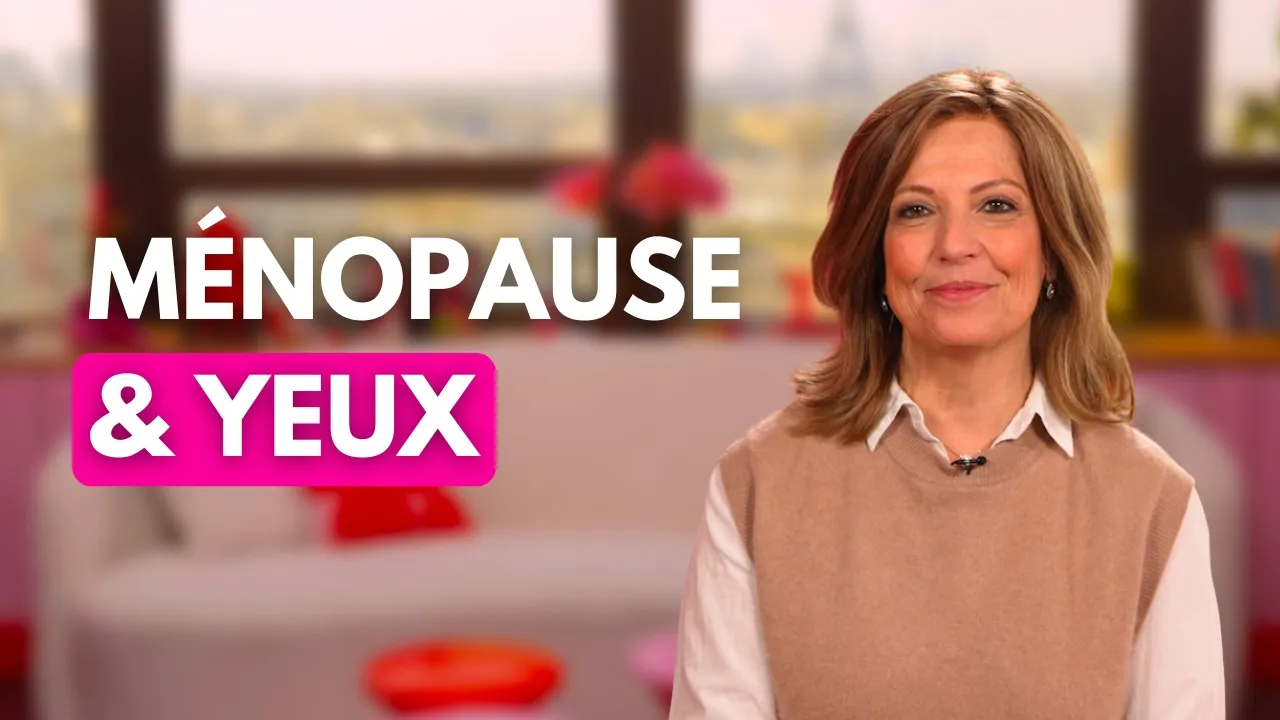 Ménopause : pourquoi les yeux deviennent secs et peuvent pleurer ? Le Dr Esther Blumen explique et donne des conseils pour les soulager.