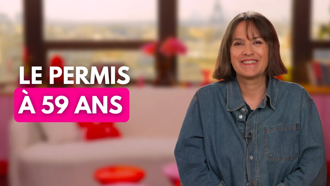 Géraldine a tout pour elle, sauf son permis. À presque 60 ans, elle décide enfin d'affronter sa peur de conduire. Son histoire dans Déclic.