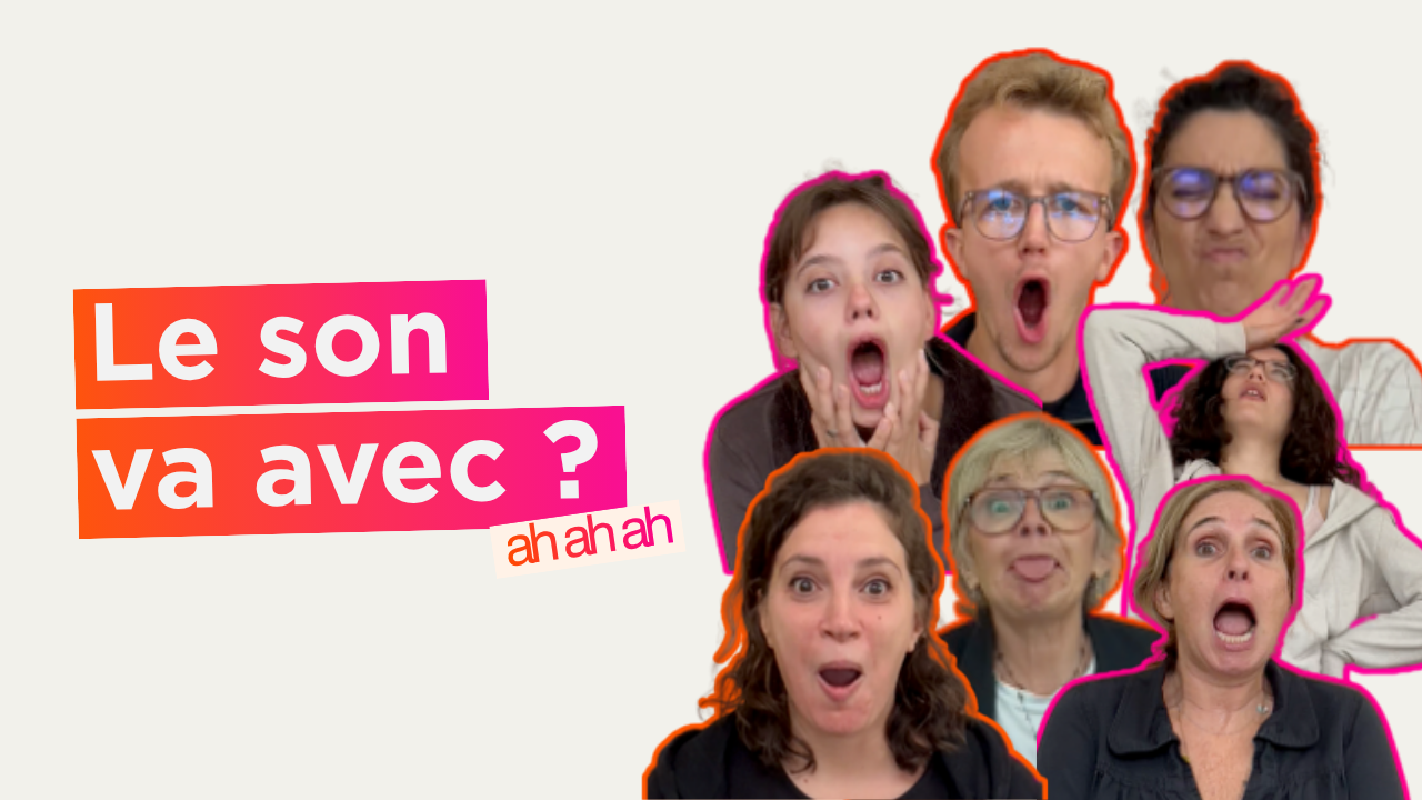 L'équipe Mesdames se prête au défi grimace-bruitage : l'une fait la grimace, l'autre fait le son. Un moment de coulisses aussi absurde que très réjouissant.