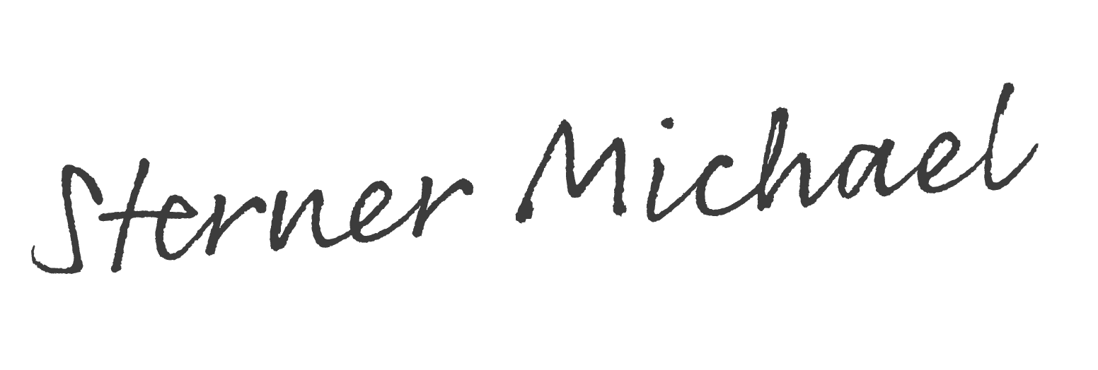 Unterschrift Sterner Michael Grau