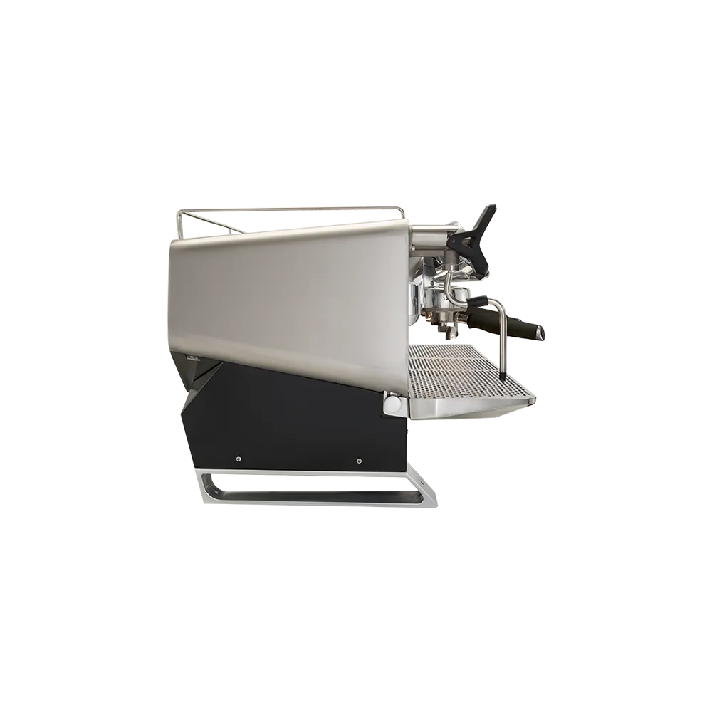 Faema President - Seitenansicht Silber